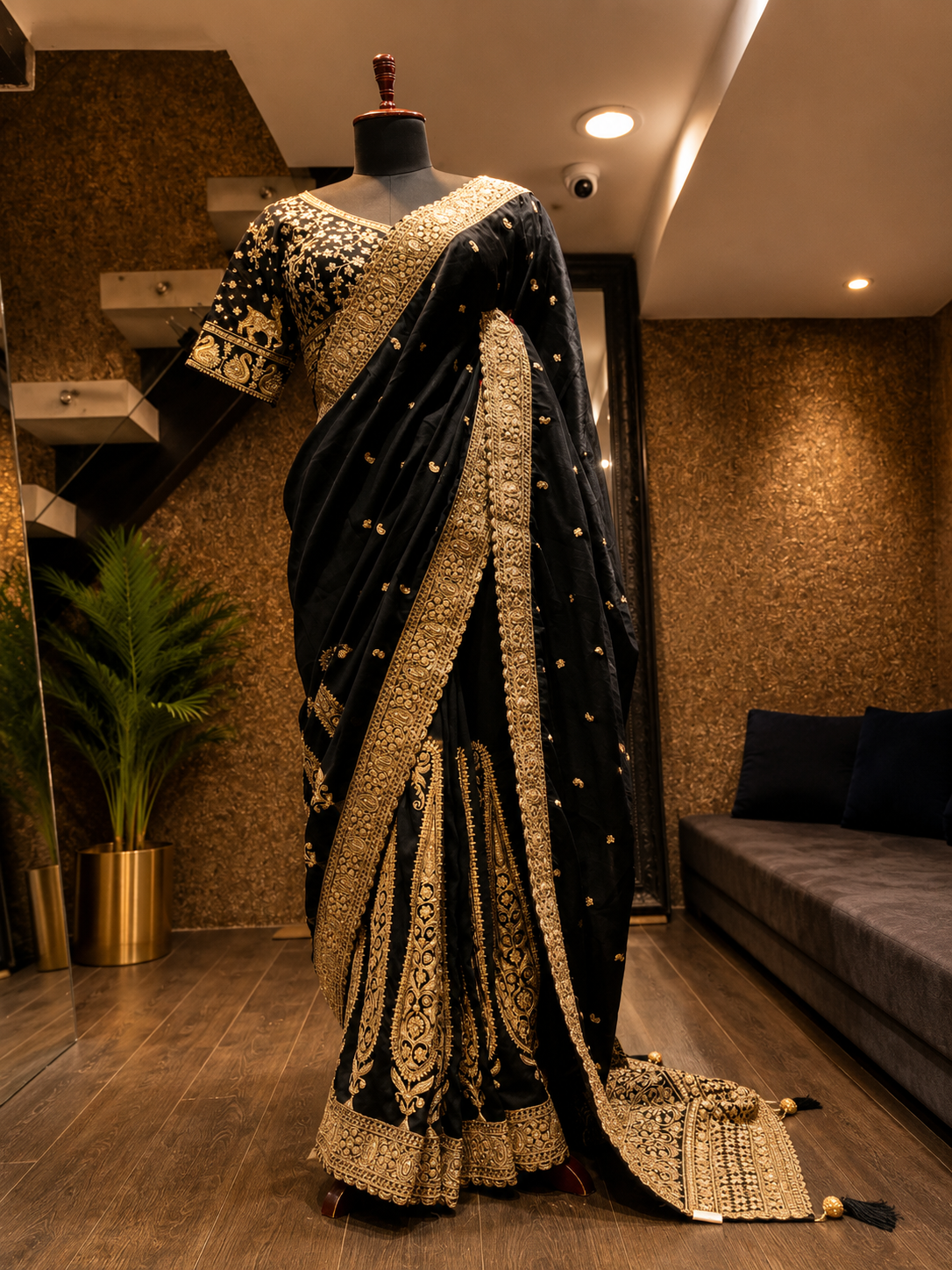 Black Heritage Saree