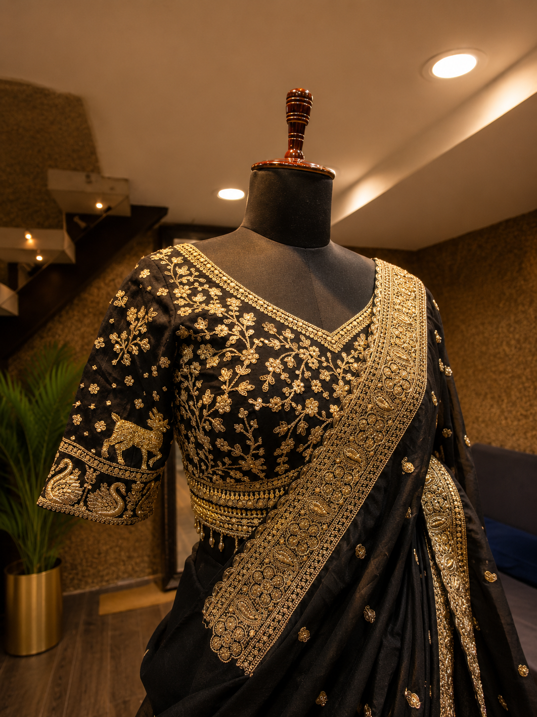 Black Heritage Saree