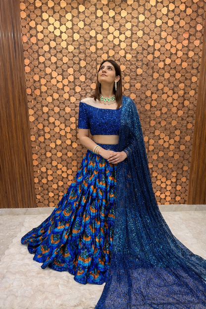 Blue Radiance Lehenga