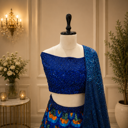 Blue Radiance Lehenga