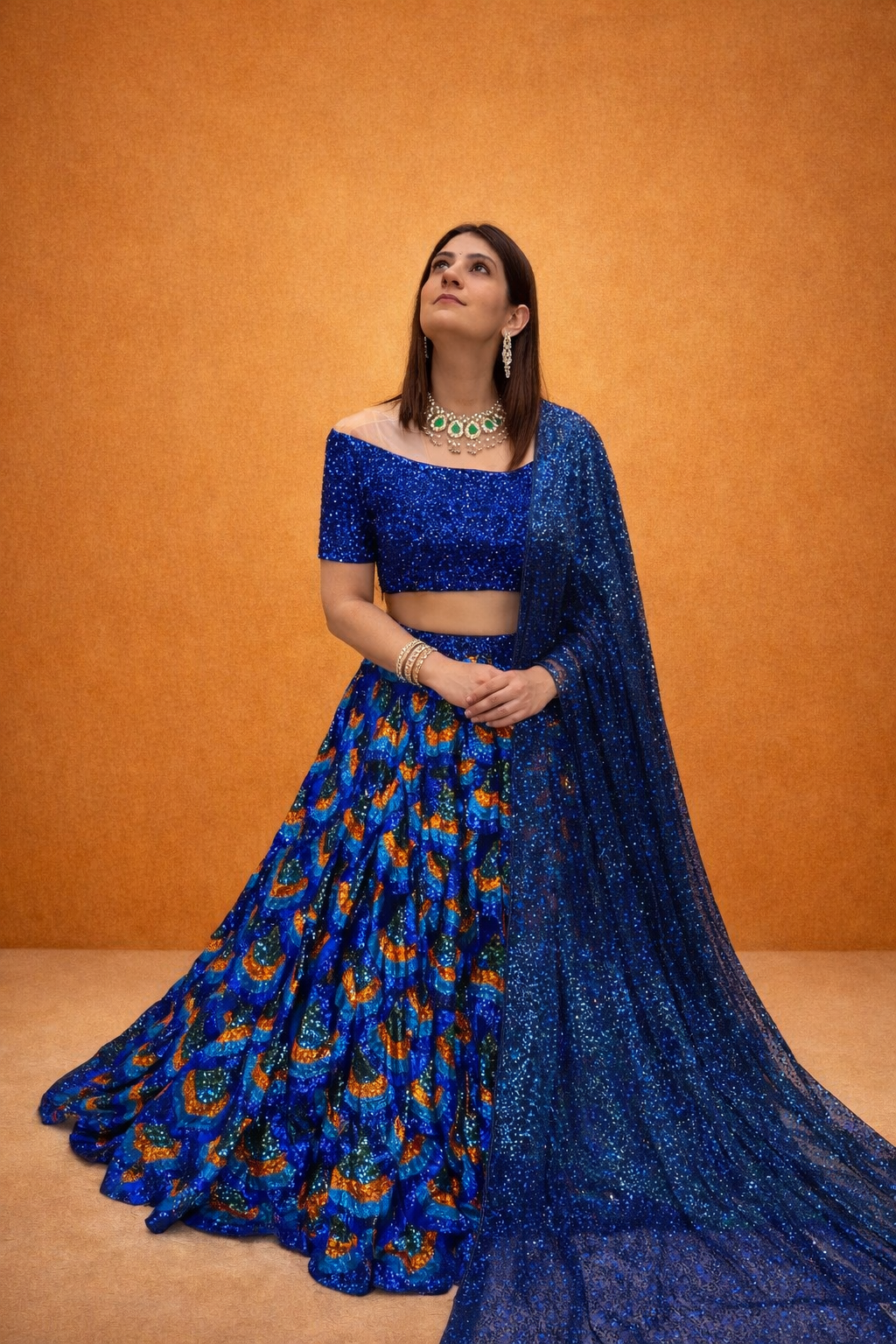 Blue Radiance Lehenga