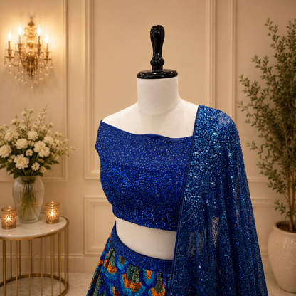 Blue Radiance Lehenga