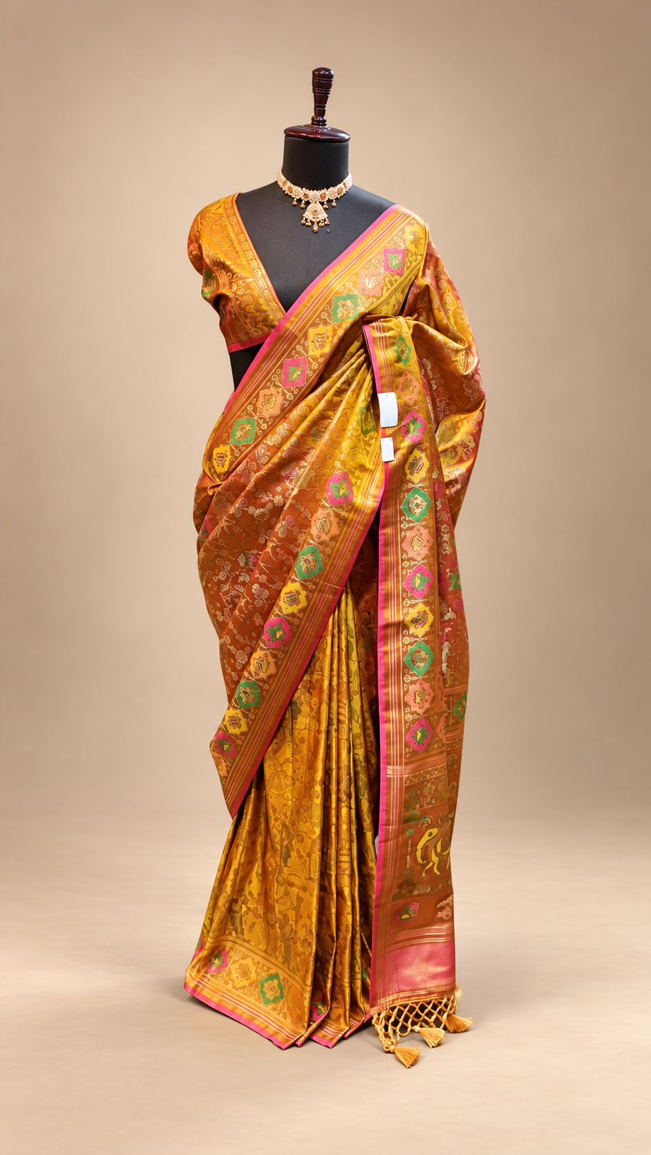 The Kesari Meher Heritage Silk Saree