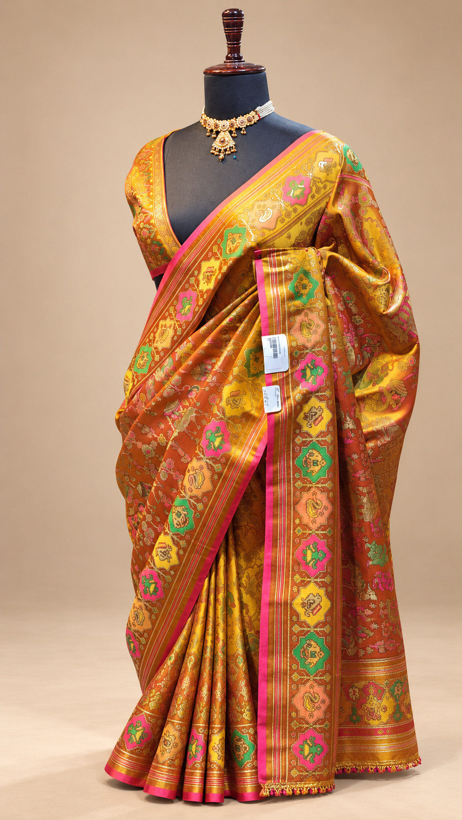 The Kesari Meher Heritage Silk Saree