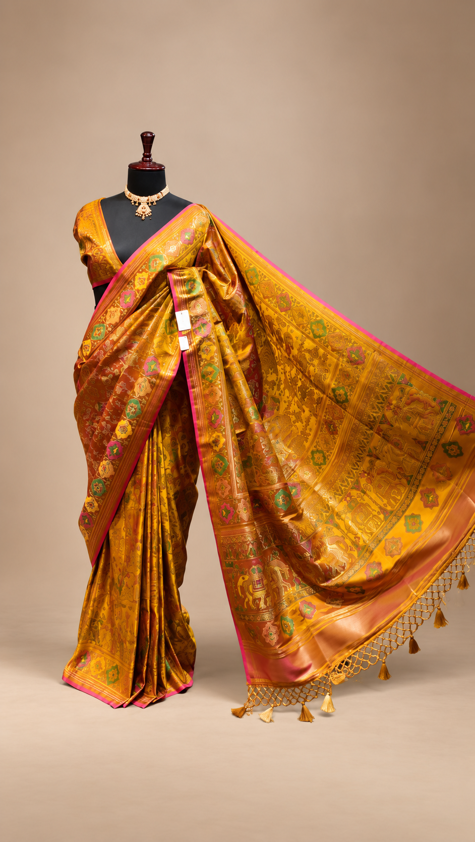 The Kesari Meher Heritage Silk Saree