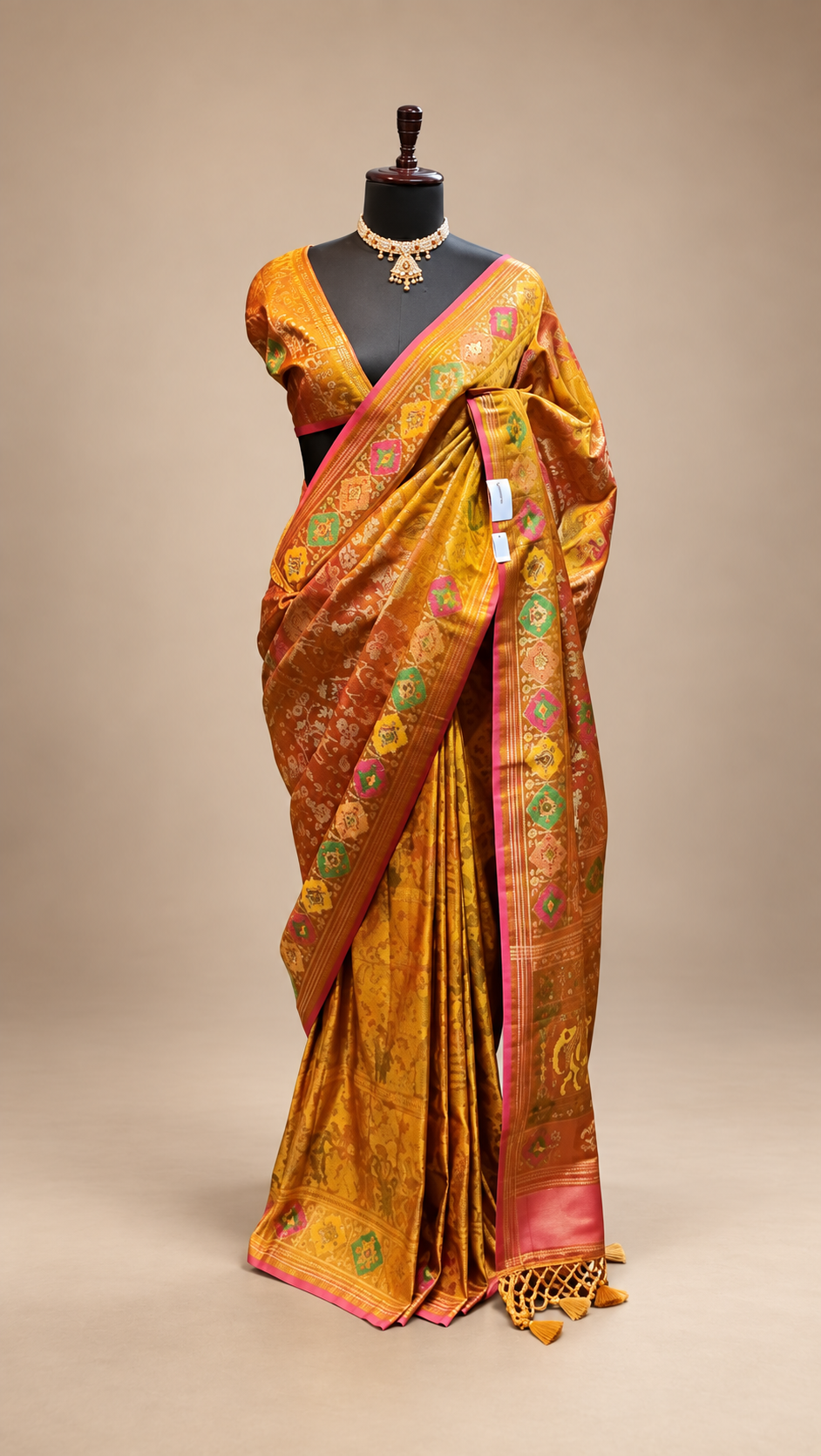 The Kesari Meher Heritage Silk Saree
