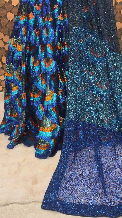 Blue Radiance Lehenga